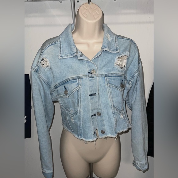 Distressed denim Pacsun jacket - Picture 1 of 2